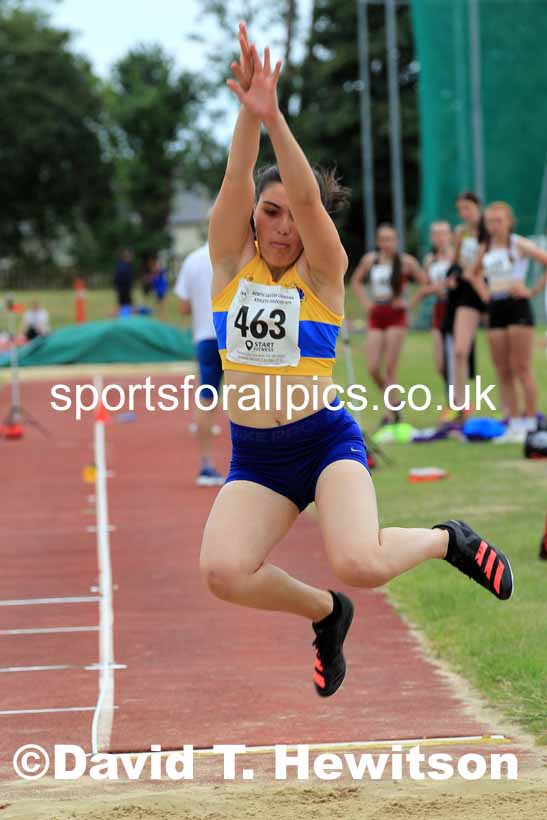 Long jump, 2022 NEGP Monkton 5, Wednesday, July 20th. Photo: David T. Hewitson/Sports for All Pics